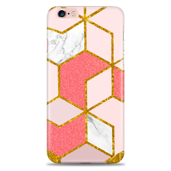 iPhone 6 Plus  ( Gold Marble Design )