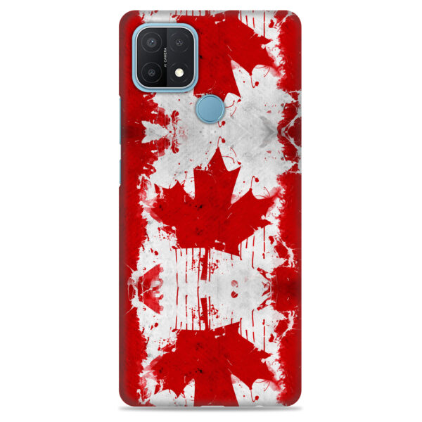 Oppo A15   ( Canada Flag Design )