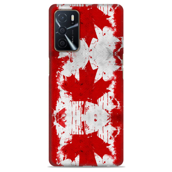 Oppo A16   ( Canada Flag Design )