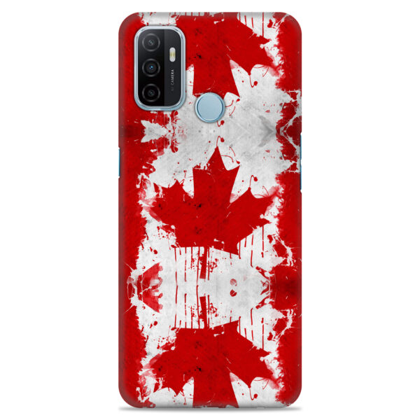 Oppo A32   ( Canada Flag Design )