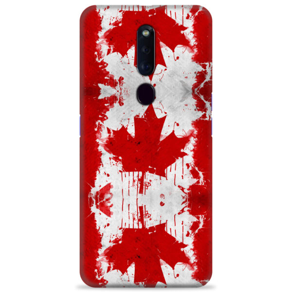 Oppo F11 Pro   ( Canada Flag Design )
