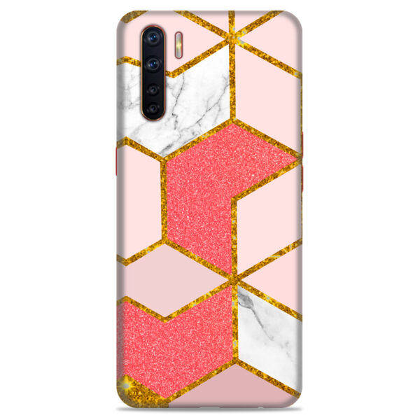 Oppo F15   ( Gold Marble Design )