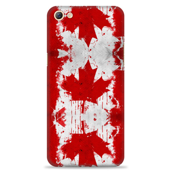 Oppo F3   ( Canada Flag Design )