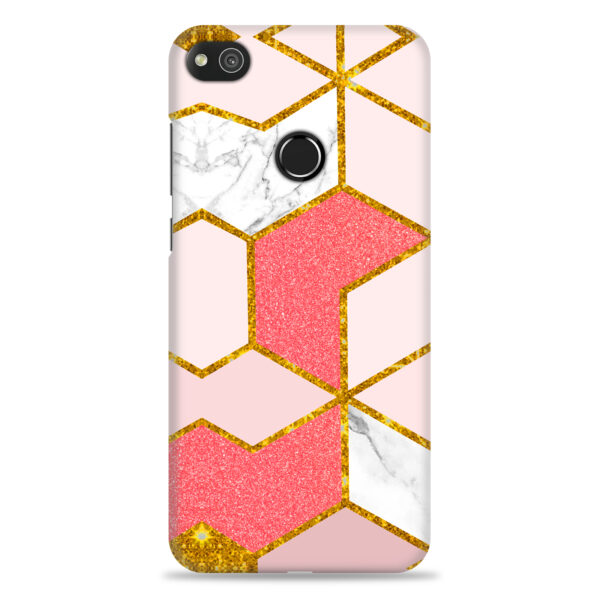 Huawei P8 Lite 2017   ( Gold Marble Design )