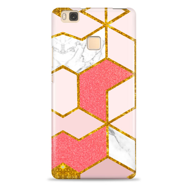 Huawei P9 Lite   ( Gold Marble Design )