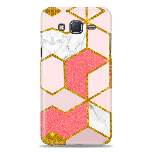 Samsung J5 / J5 2015    ( Gold Marble Design )