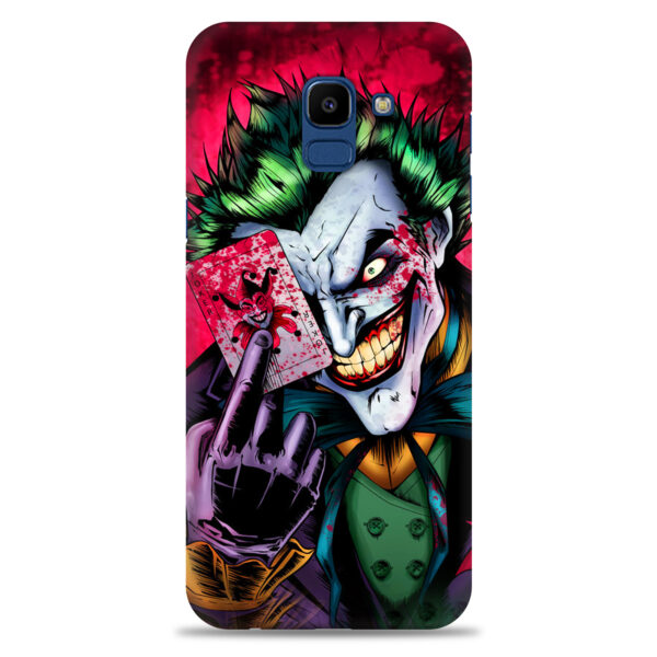 Samsung J6 2018   ( Joker Red Design )