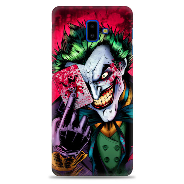 Samsung J6 Plus    ( Joker Red Design )