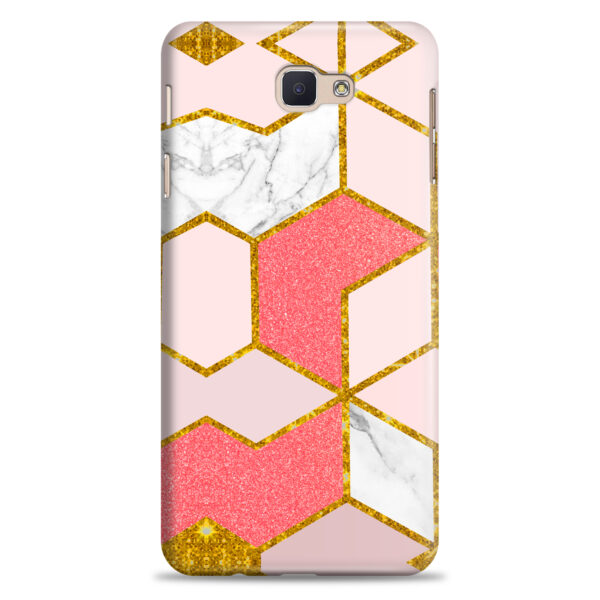 Samsung J7 Prime / On 7 2016    ( Gold Marble Design )