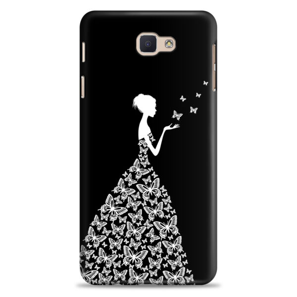Samsung J7 Prime / On 7 2016    ( Butterfly Girl Design )
