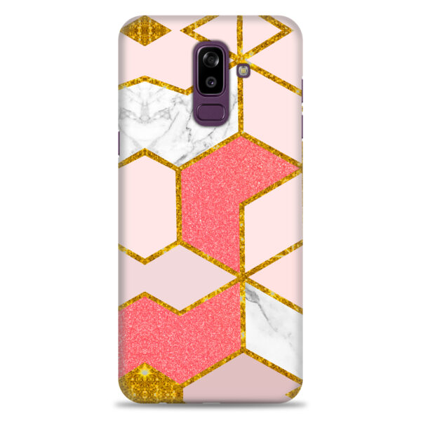 Samsung J8 / A6 Plus    ( Gold Marble Design )