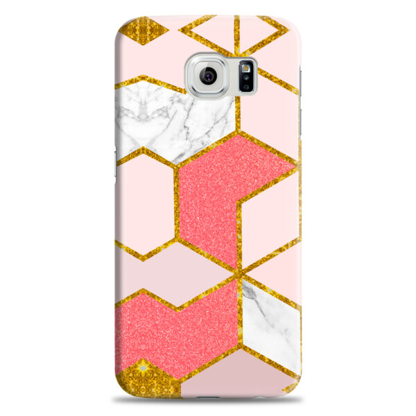 Samsung S6  ( Gold Marble Design )