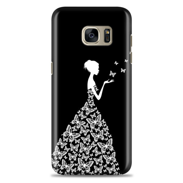 Samsung S7 Edge  ( Butterfly Girl Design )
