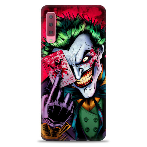 Samsung A7 2018    ( Joker Red Design )