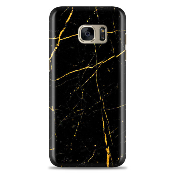 Samsung S7 Edge  ( Gold Line Design )