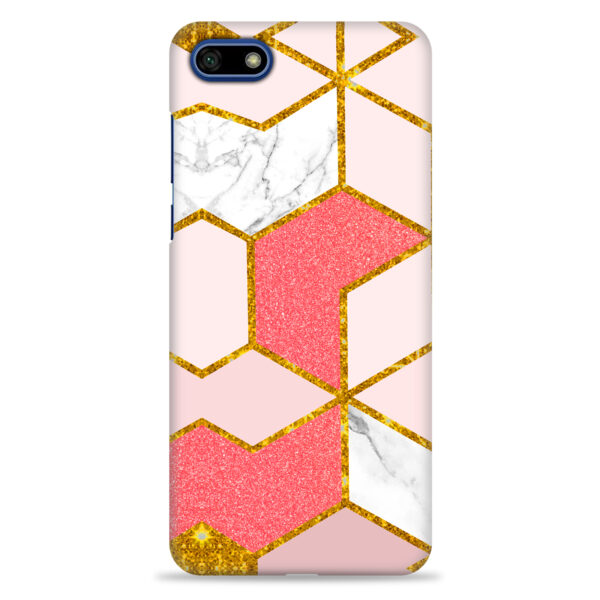 Huawei Y5 2018   ( Gold Marble Design )