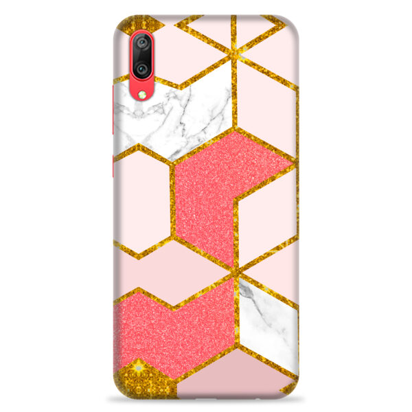 Huawei Y7 Pro 2019   ( Gold Marble Design )
