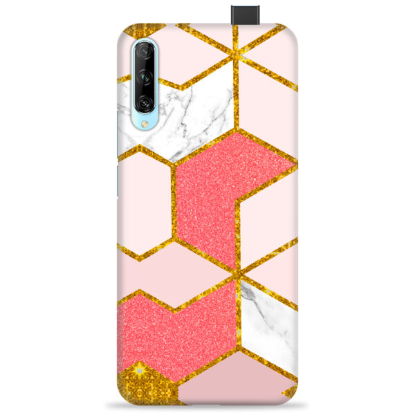 Huawei P Smart Pro 2019   ( Gold Marble Design )