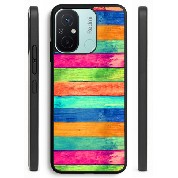 Redmi 12C (Colourfull Wood Design)